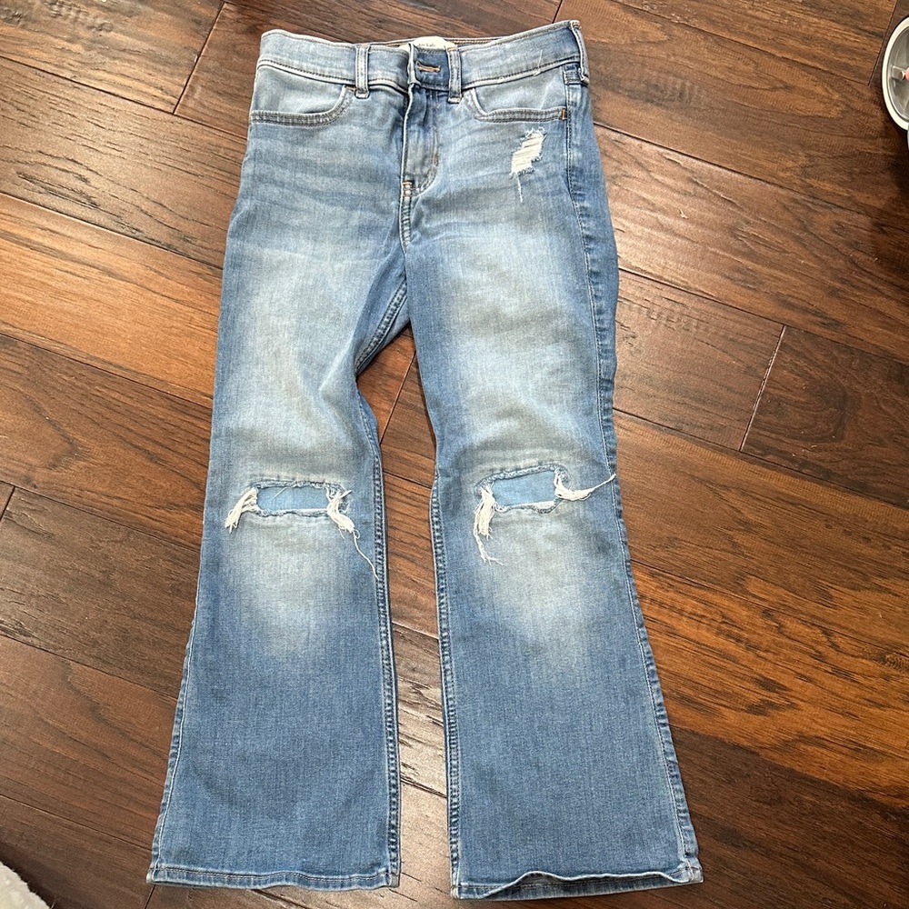 Distressed Blue Kids Jeans